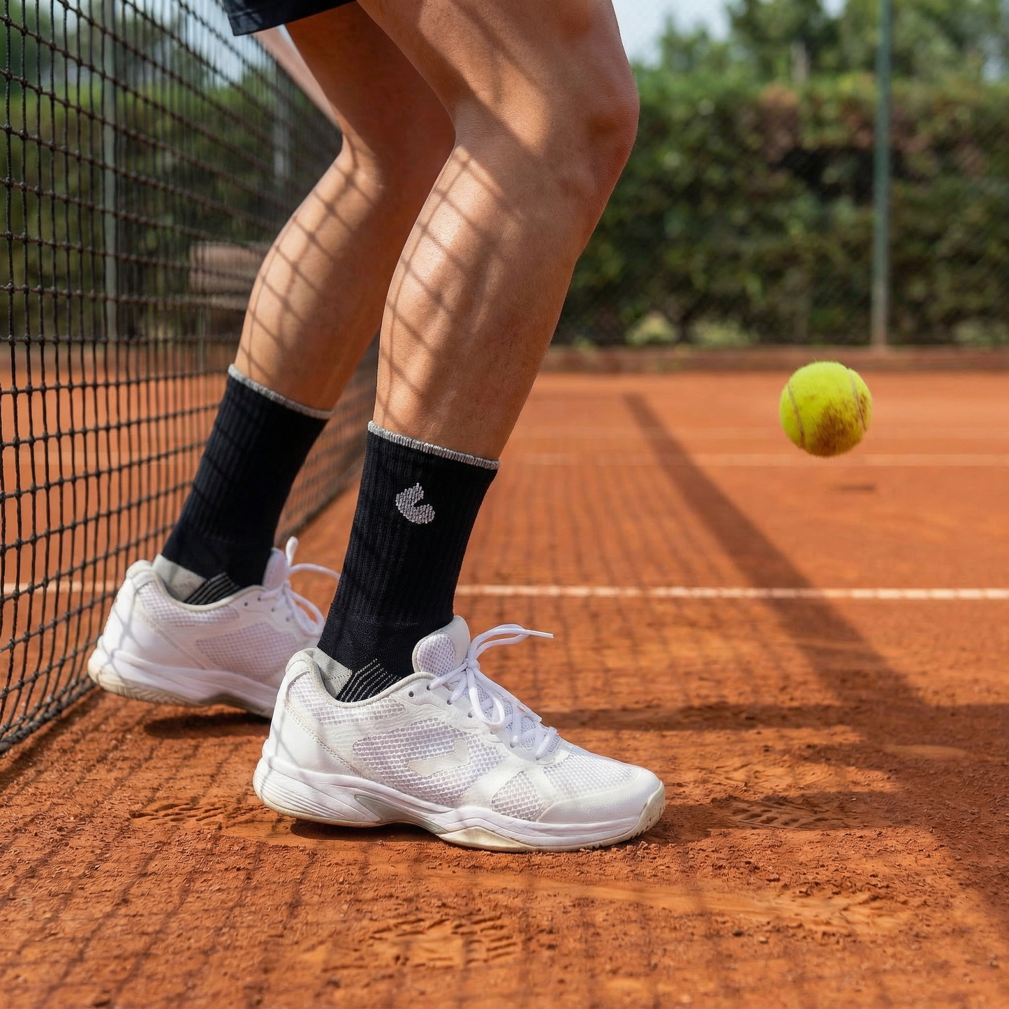 Tennis Socks Crew Lite Black/Grey