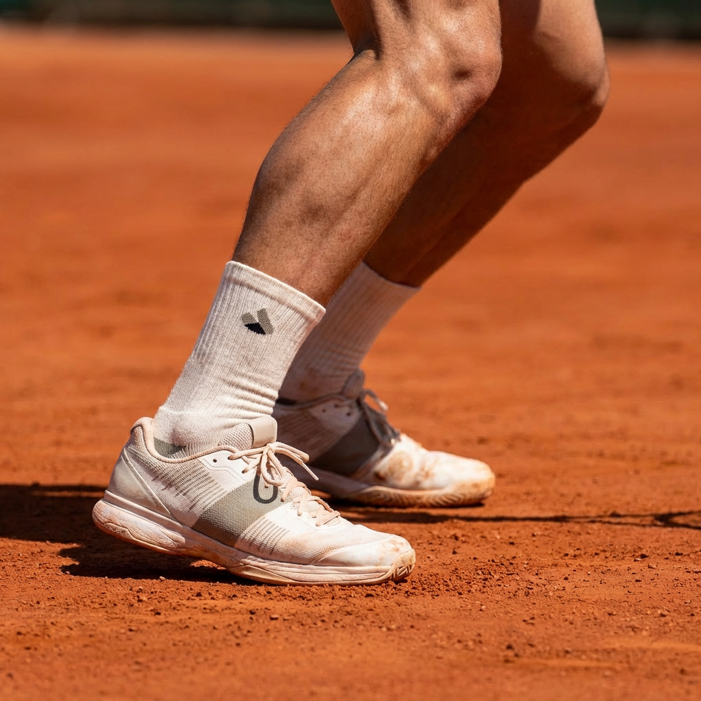 Tennis Socks Crew Lite White/Grey