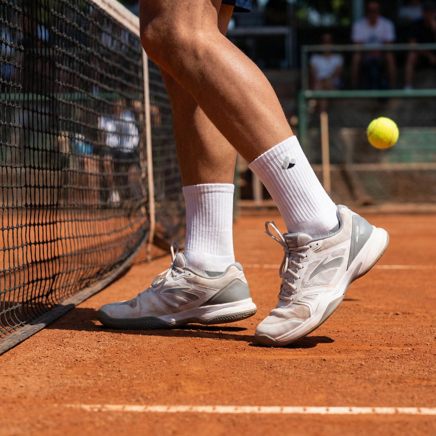 Tennis Socks Crew White/Grey